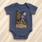 wolf baby bodysuit product photo