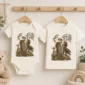 woodland guardian baby bodysuit product photo