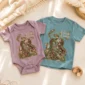 woodland guardian baby bodysuit color options