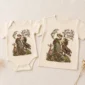 woodland guardian baby bodysuit styled product photo