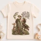 woodland guardian baby bodysuit close-up detail