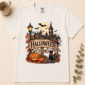 halloween town signpost t-shirt
