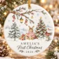baby first christmas ornament boy girl personalized name & year product image product detail