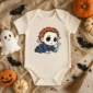 blank mask baby bodysuit product photo