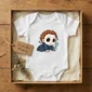 blank mask baby bodysuit product photo