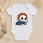 blank mask baby bodysuit product photo