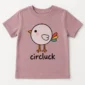 circle chicken baby bodysuit product photo