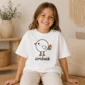 circle chicken baby bodysuit product photo