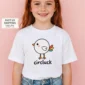 circle chicken baby bodysuit product photo