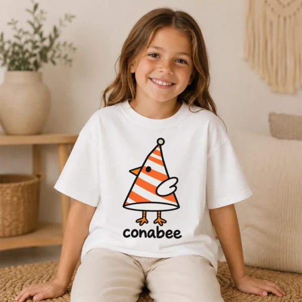 Cone Bird Geometry Baby Bodysuit, Toddler & Youth Shirt | Conebee — toddler shirt mockup cone bird geometry baby bodysuit product photo