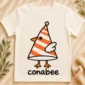 cone bird geometry baby bodysuit close-up detail