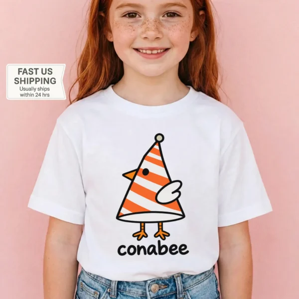 Cone Bird Geometry Baby Bodysuit, Toddler & Youth Shirt | Conebee — toddler shirt mockup cone bird geometry baby bodysuit product photo