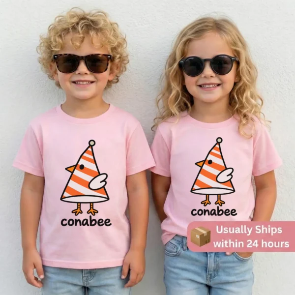 Cone Bird Geometry Baby Bodysuit, Toddler & Youth Shirt | Conebee — toddler shirt mockup cone bird geometry baby bodysuit mockup view