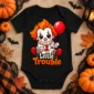 creepy clown baby bodysuit