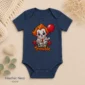 creepy clown baby bodysuit alternate angle