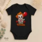 creepy clown baby bodysuit mockup view