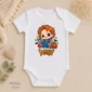 creepy doll baby bodysuit product photo