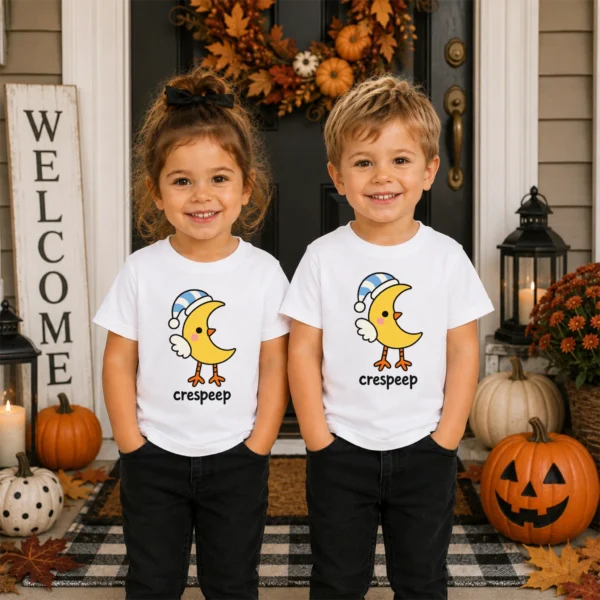 Crescent Moon Bird Baby Bodysuit, Toddler & Youth Shirt | Crespeep — toddler shirt mockup crescent moon bird baby bodysuit product photo