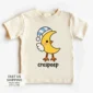 crescent moon bird baby bodysuit product photo
