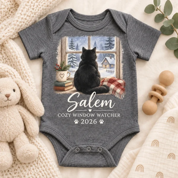 Custom Pet Portrait Baby Bodysuit & Toddler Shirt from Photo — alternate product mockup custom pet portrait baby bodysuit & toddler shirt from photo product detail