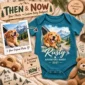 custom pet portrait baby bodysuit & toddler shirt from photo product photo