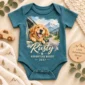 custom pet portrait baby bodysuit & toddler shirt from photo product photo