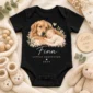 custom pet portrait baby bodysuit & toddler shirt from photo product photo