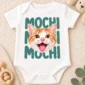 custom pet portrait baby bodysuit & toddler tee front view