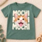custom pet portrait baby bodysuit & toddler tee styled product photo