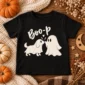 cute ghost dog halloween baby bodysuit & toddler shirt product photo