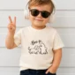 cute ghost dog halloween baby bodysuit & toddler shirt product photo