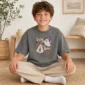 cute ghost shirt baby bodysuit styled product photo