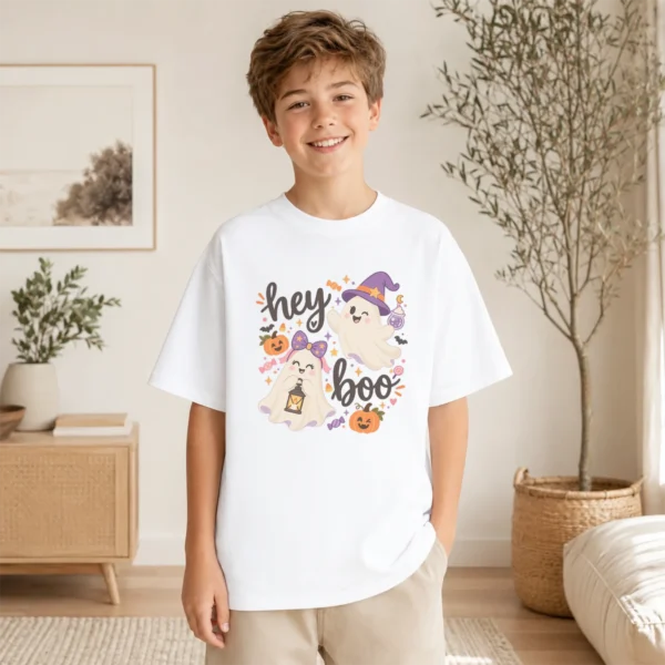Halloween Cute Ghost Shirt or Bodysuit, Spooky Season — toddler shirt mockup cute ghost shirt baby bodysuit product photo