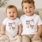 cute ghost shirt baby bodysuit front view