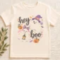cute ghost shirt baby bodysuit close-up detail
