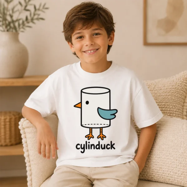 Cylinder Duck Baby Bodysuit, Toddler & Youth Shirt | Cylinduck — toddler shirt mockup cylinder duck baby bodysuit product photo