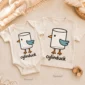 cylinder duck baby bodysuit alternate angle