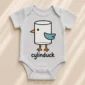 cylinder duck baby bodysuit product detail