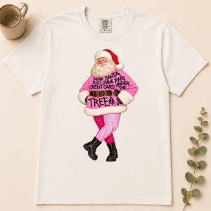 dear santa just leave your credit card under the tree shirt t-shirt