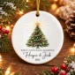 first christmas married ornament product image styled product photo