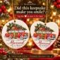 first christmas married ornament with vintage car product image styled product photo