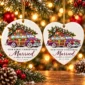 first christmas married ornament with vintage car product image product photo