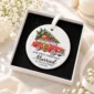 first christmas married ornament with vintage car product image product photo