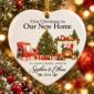 first christmas new home ornament with couple names and address alternate product mockup