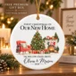 first christmas new home ornament with couple names and address alternate product mockup