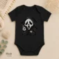 halloween baby bodysuit close-up detail