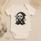 halloween baby bodysuit styled product photo