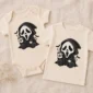 halloween baby bodysuit front view