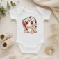 hockey mask baby bodysuit product photo