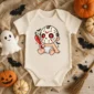 hockey mask baby bodysuit product photo